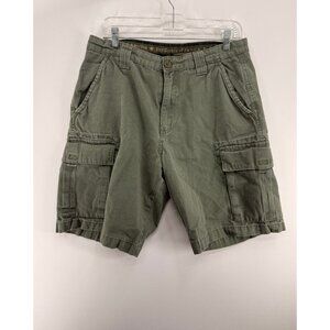 Boys Scouts Of America Shorts Mens 32 12" Green Cargo Bermuda Outdoor Adult
